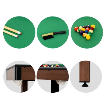 Stół do bilarda stół bilardowy bile akcesoria duży